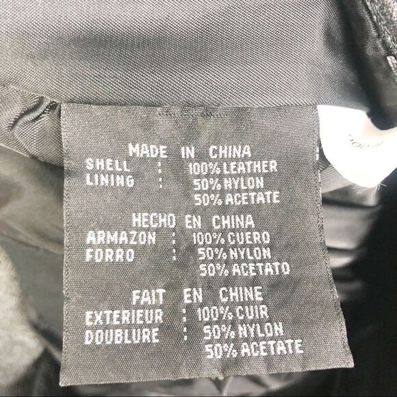 JLC NEW YORK | NEW WITH TAGS Vintage Black Leather Pants Lined Women’s Size 14 - Picture 9 of 9